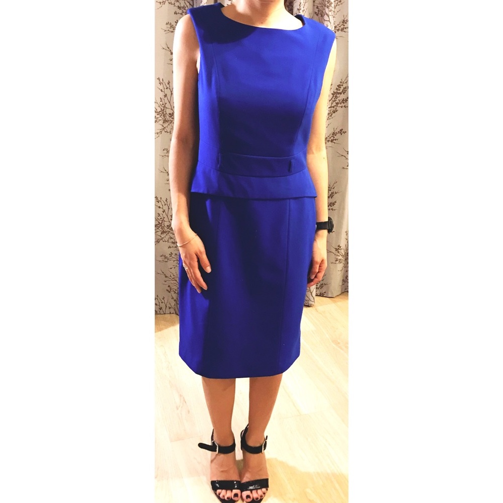 Cobalt blue dress